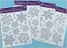 Frosted Glitter Snowflake Sticker Sheet 30cm X 38cm 2 PER PACK (151265) Image