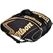 Wilson Eco Pro Tour Black/Gold Super Six (Featuring EARTHGUARD) - New!