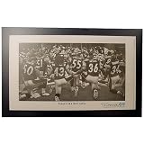 Pittsburgh Steelers - Team Prayer - Bettis - Super Bowl XL - Wood Mounted Newspaper Print