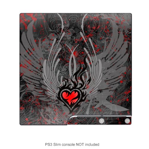 Protective Decal Skin Sticker for Playstation PS3 SLIM case cover ps3SLM-114