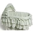 Sage Gingham Bassinet Bedding Set Burlington Basket