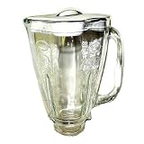 Oster 6 cup Clover Leaf plastic blender jar with lid.
