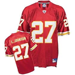 Larry Johnson #27 Kansas City Chiefs NFL "TODDLER" Replica Player Jersey (Size 2T-4T)