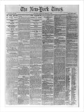 Historic Print (XL): [Front page of New York Times, Feb. 1, 1865, with 2 headlines: From Washington. Abolitio