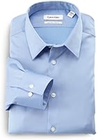 Calvin Klein Men's Non-Iron Slim-Fit Striped Button-Front Shirt
