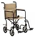 Designer Fly-Weight Transport Chair (Options - Seat Size: 19 wide x 16 deep (Standard) Color: Burgundy, Green Plaid) *This Item Ships Free!