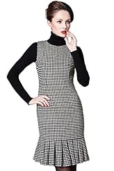 Petite Polyester/Wool Vintage Sleeveless Sweater Tunic 