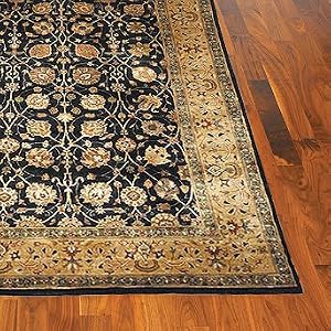 Ganges Midnight Wool Area Rug - 4' x 6' - Frontgate
