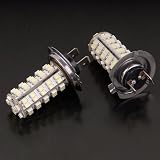 Zoom Produkt-Bild: Tinxi 2 x H7 68 SMD LED Birne Licht Leuchten 12V weiß