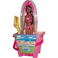 Barbie Beach Party Series Exclusive 12 Inch Doll Bucket Set - NIKKI with Hairbrush Plus Bonus Beach Bucket and Shovel