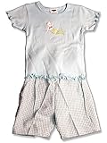 Mulberribush - Toddler Girls Shorts Set- Aqua, MerCat Glitter Silkscreen