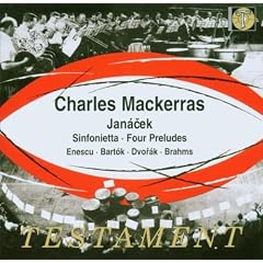 Charles Mackerras, Direction - Janacek, Enesco, Bartok, Dvorak, Brahms