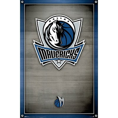 (24x36) Dallas Mavericks (New Logo) Sports Poster Print