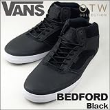 バンズ オフ・ザ・ウォールコレクション ベッドフォード VANS OTW COLLECTION BED FORD Black VN-0KWABLK レザースニーカー ウォーキングシューズ オフ・ザ・ウォール