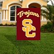 USC Trojans Cardinal Applique Garden Flag