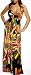 Maxi Boho Caribbean Summer Halter Celeb Beach Party Long Dress