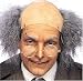 Adult Old Man Bald Cap with Gray Hair Costume Wig
