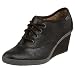 Keds Women's Do Si Do Crackle Suede Wedge,Black Suede,7.5 M US