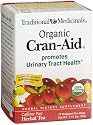 Traditional Medicinals Organic Cran Aid Herbal Tea, 16-Count Wrapped Tea Bags (Pack of 6)