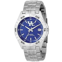 Fossil Men's LI2768 NCAA Kentucky Wildcats Round Dial Watch