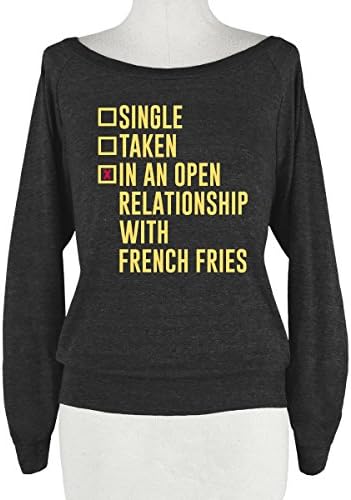 HUMAN I'm In An Open Relationship With Athletic Black Medium T-Shirt