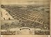 Wyandotte, Michigan 1896 / drawn by T.M. Fowler., large historic panoramic map reprin...
