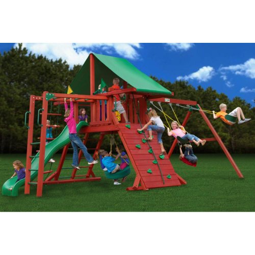 Gorilla Playsets Sun Valley II with Monkey Bars Playground System