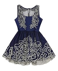 Mesh Illusion General Print Sleeveless  Organza  Ball Gown Party Dress 