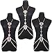 XY Fancy Multi Layer Flower Chains Allloy Resin Elegant Flower Women Back Sexy Body Chains Summer Dress Necklaces