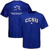 adidas Central Connecticut State Blue Devils Royal Blue Relentless T-shirt