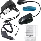 Kindle2 Kindle 6" Enterprise Package, Clip-on Book Light, Screen Protector, Car Charger, Wall Charger, Wristband (Amazon Kindle not included)