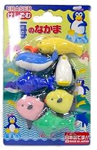 Iwako Japanese Eraser Set Sea World