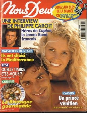 Nous Deux [no 2456] Du 26/07/1994 - Interview De Philippe Caroit - Vacances De Stars - La Mediterranee - Quelle Timide Ets-vous - La Bretagne Gourmande