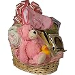 Baby Girl Bassinet Gift Basket