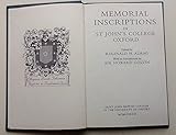 Memorial inscriptions in St John's College Oxford
