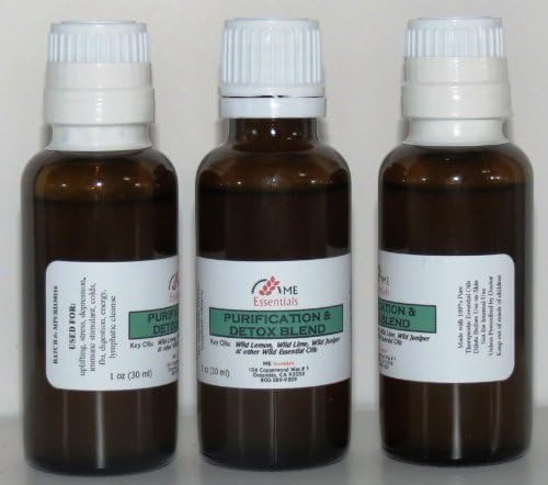 *PURIFICATION AND DETOX BLEND 30ml (1oz) 87% ORGANIC-UNDILUTED THERAPEUTIC BLEND
