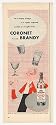 1955 Coronet VSQ Brandy Paul Rand art Waiter Print Ad (19807)