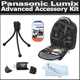 Advanced Accessory Kit For Panasonic Lumix DMC-GH2 16.05 MP Live Digital Camera Includes... by Butterfly