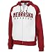 adidas Nebraska Cornhuskers Ladies White Full Zip Hoody Sweatshirt