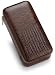 Intica Leather Zipper Double Watch Case Lizard Print
