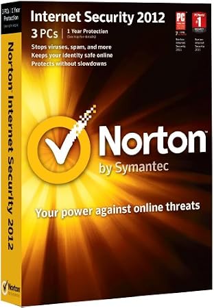 Norton Internet Security 2012, 3 Computers, 1 Year Subscription (PC)