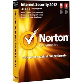 Norton Internet Security 2012, 3 Computers, 1 Year Subscription (PC)