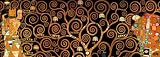The Tree of Life, Stoclet Frieze, c.1909 (darkened detail) Art Poster Print by Gustav Klimt, 36x12