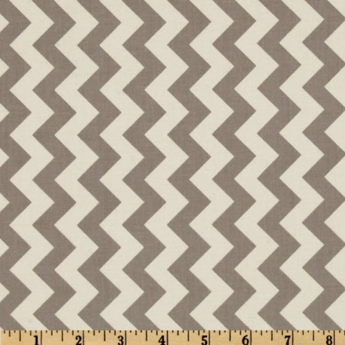 Riley Blake Chevron Small Grey Fabric By The Yard