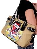 Ed Hardy - ED HARDY Kristine Purse Handbag Bag Satchel Love Kills Slowly Khaki