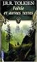 Fa�rie et autres textes