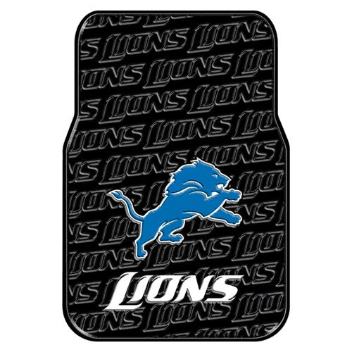 Detroit Lions NFL Car Front Floor Mats (2 Front) (17x25