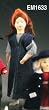 Erna Meyer Miniature Girl in a Denim Frock