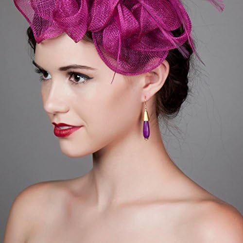 Annabelle Earrings in Purple