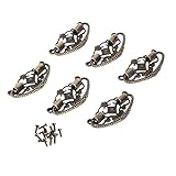 6個セット レトロ金属ハンドル 引き出し キャビネットハンドル 家具取っ手 ハードウエア製品 アンティークブラス S